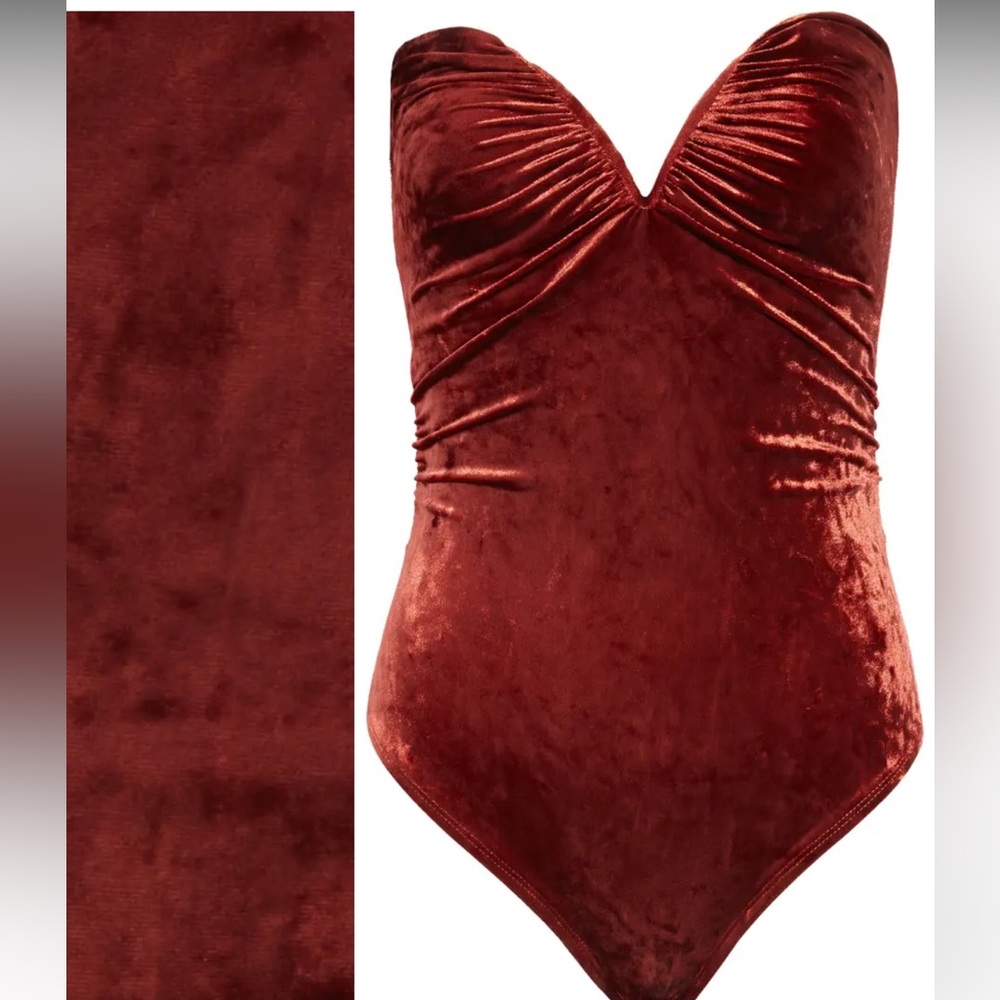 Petra Strapless Stretch Velvet Bodysuit
ALIX NYC - Picture 5 of 5